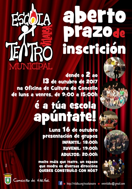 Curso 2017/2018 na Escola Municipal de Teatro de Vilalba