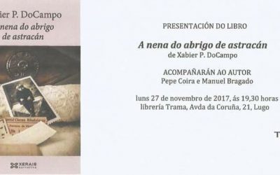 A NENA DO ABRIGO DE ASTRACÁN de Xabier P. DoCampo na Librería Trama (Lugo)