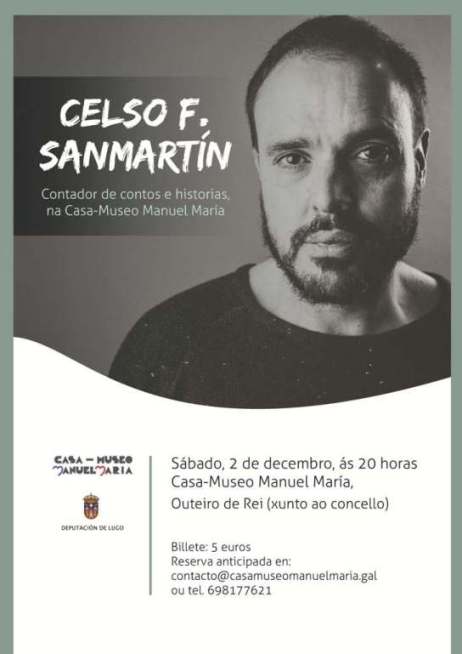 Celso F. Sanmartín na Casa-Museo Manuel María