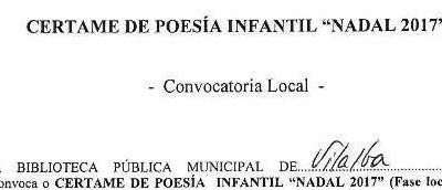 Premiados no Certame de Poesía Infantil «Nadal 2017″