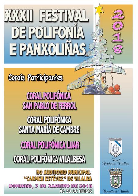 XXXII Festival de Polifonía e Panxoliñas en Vilalba