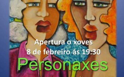 Exposición “Personaxes” de Carmen Prado na Casa da Cultura de Vilalba