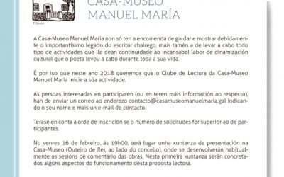 Clube de Lectura da Casa-Museo Manuel María