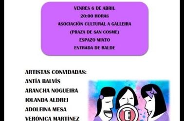 Recital de Poesía Feminista na Asociación Cultural A GALLEIRA