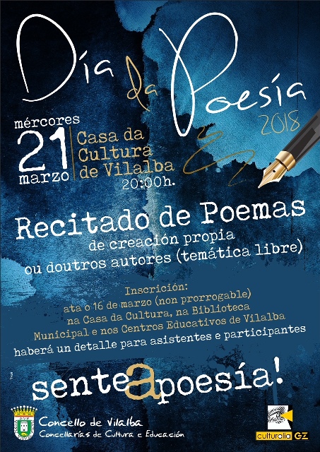 Día da Poesía na Casa da Cultura de Vilalba