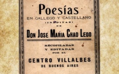 JOSÉ MARIA CHÃO LEDO. Obra completa em galego, edição de José André Lôpez Gonzâlez