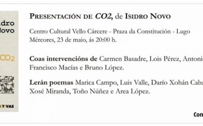 Presentación do poemario CO2, de Isidro Novo, no Centro Cultural Vello Cárcere de Lugo
