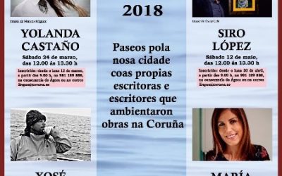 Paseos pola Coruña Literaria – Primavera 2018. Un paseo con Álvaro Cebreiro