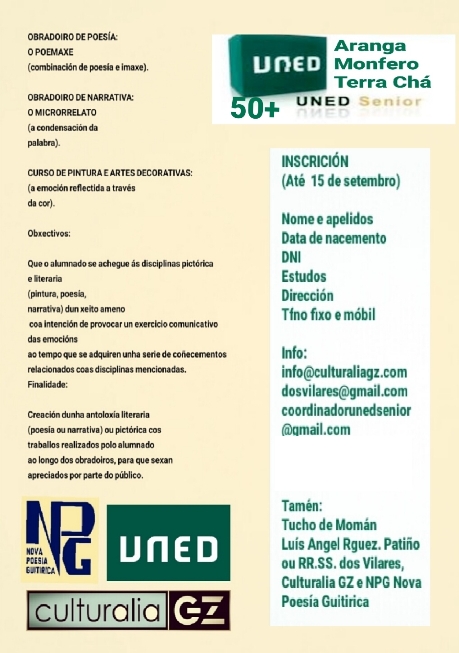 NPG Nova Poesía Guitirica e Culturalia GZ coa UNED Sénior