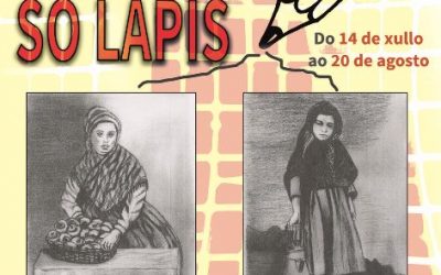 Acto do IESCHA. Exposición de debuxo “SÓ LAPIS”, de Xesús Trastoy
