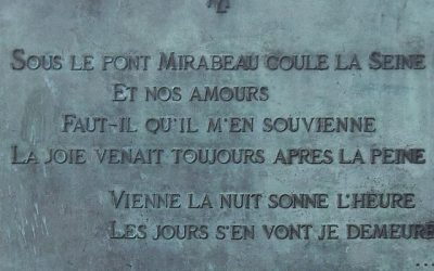 A PONTE MIRABEAU de Guillaume Apollinaire, versión ao galego-portugués de André Da Ponte